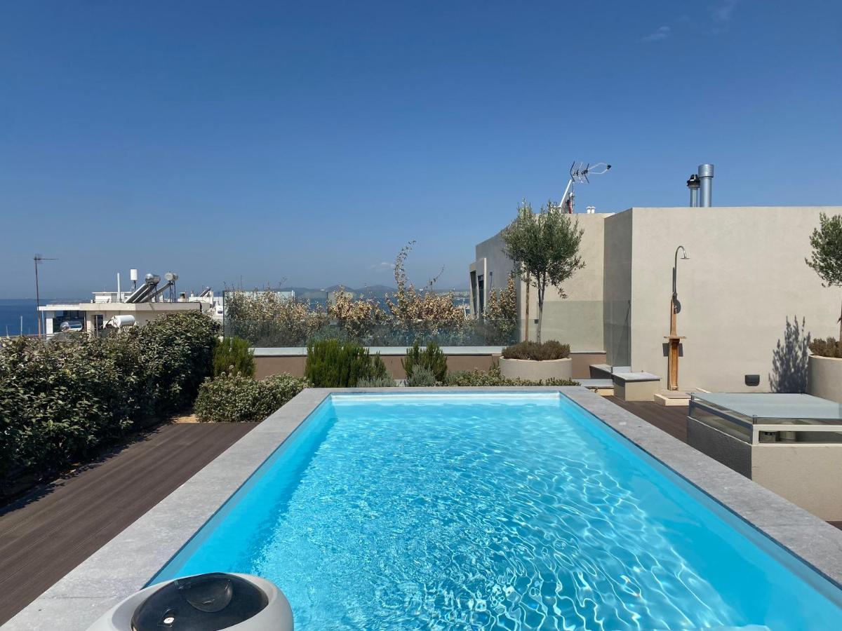 Athens Riviera 2-Bed Apt & Pool Access #Unoblu 外观 照片